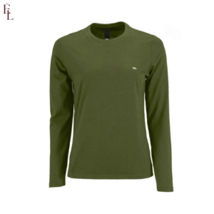 Khaki long sleeve t shirt