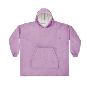 Lavendar hooded blanket