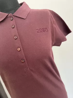 Red wine team polo