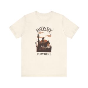 Vintage Western Howdy Cowboy Tee - Image 5