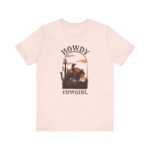 Vintage Western Howdy Cowboy Tee - Image 3